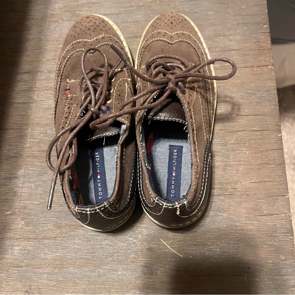 Tommy Hilfiger Dark Brown Lace-Up Shoes